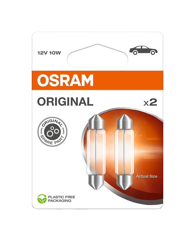 OSRAM Segédizzó C10W 12V 6411-02B NEW
