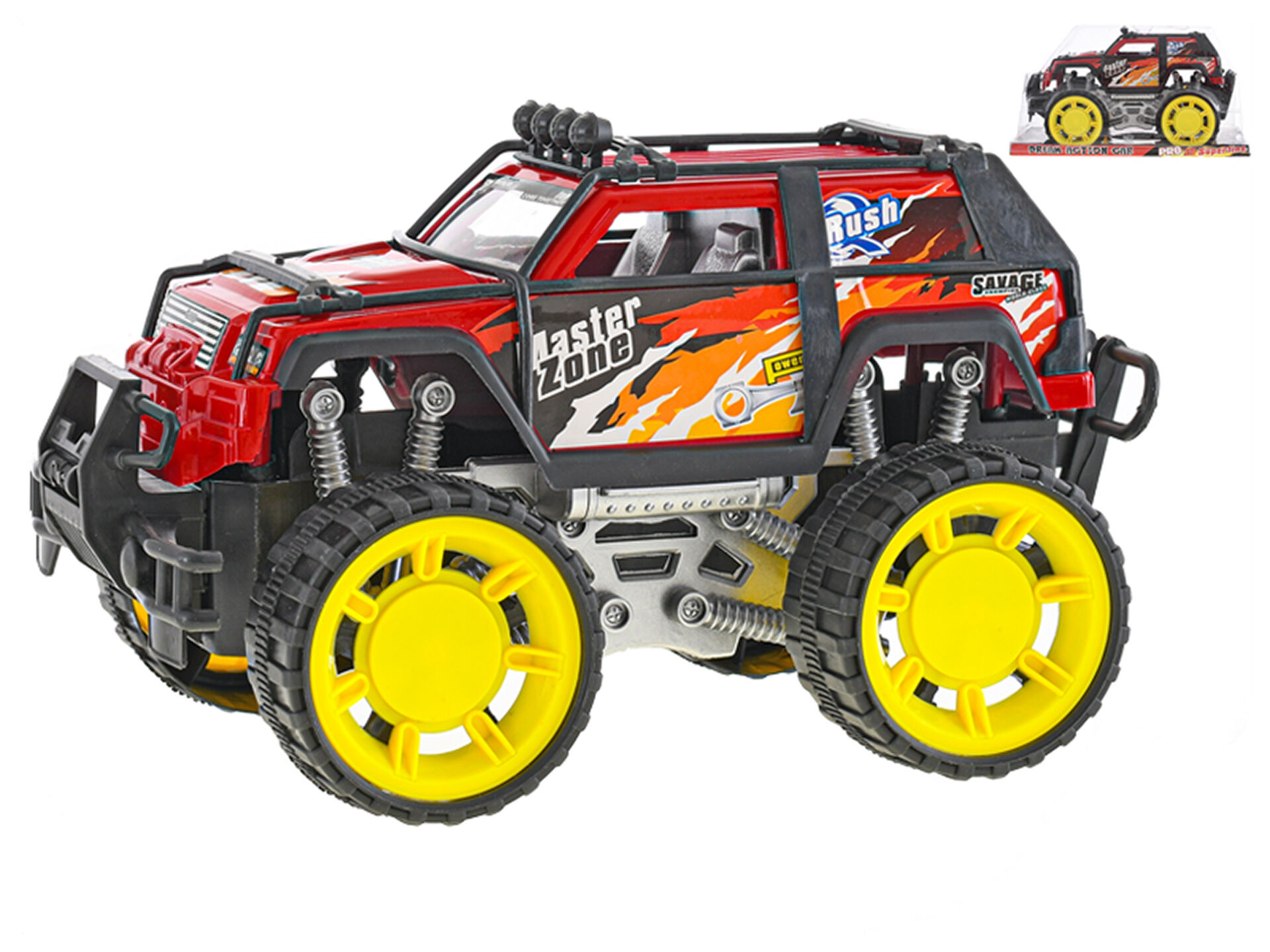 Auto terénní 26 cm - na setrvačník