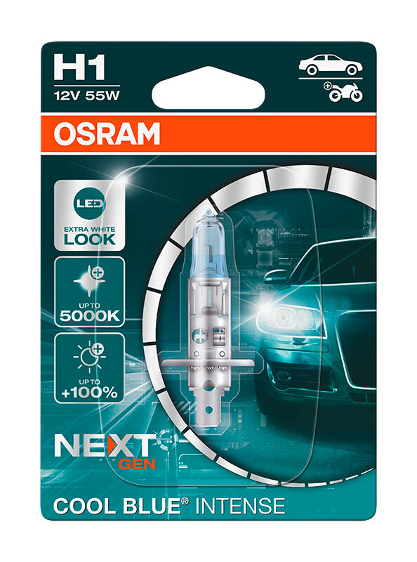 OSRAM Cool Blue Intense NG H1 12V 64150CBN-01B