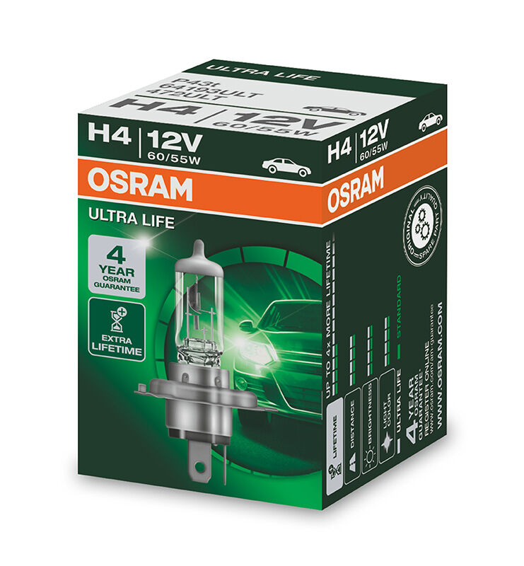 OSRAM Ultra Life H4 12V 64193ULT-ks