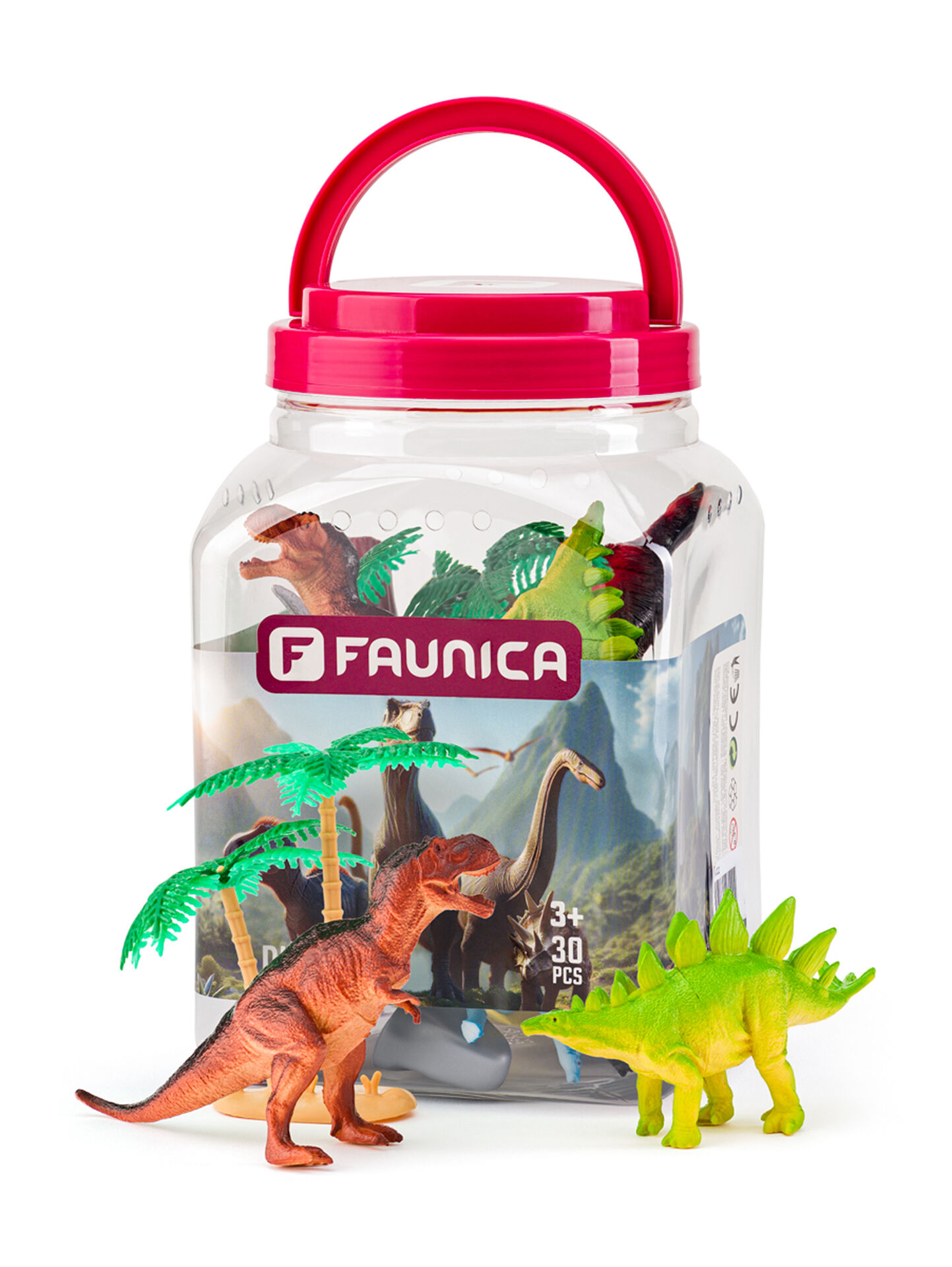 Zvířátka figurky velká tuba - Dinosauři