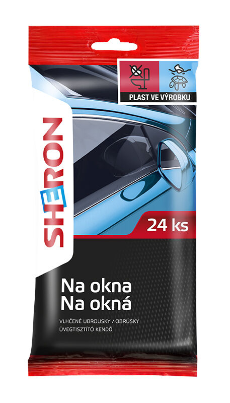 SHERON Ubrousky na okna 24 ks - new