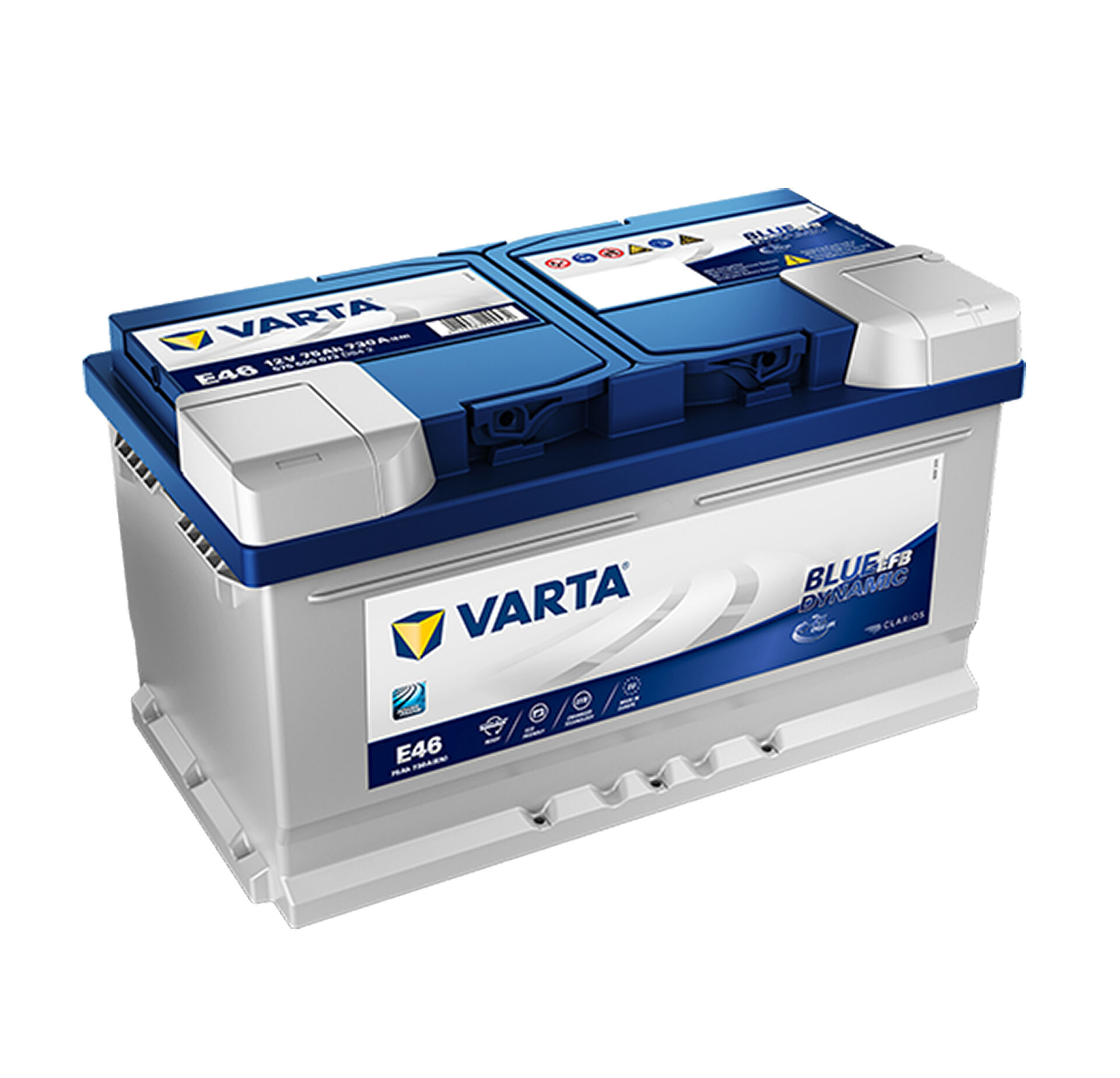 VARTA Autobaterie EFB Blue Dynamic 75 Ah/730 A