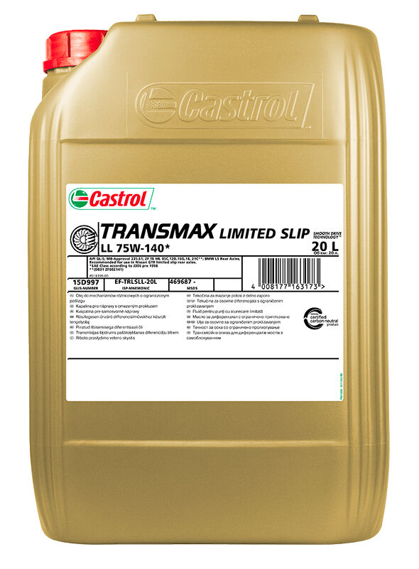 CASTROL TRANSMAX LS LL 75W-140 20 lt