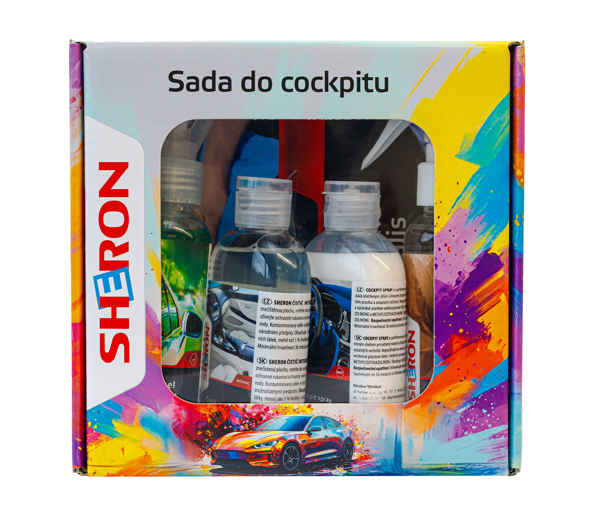 SHERON Sada autokosmetiky Do cockpitu
