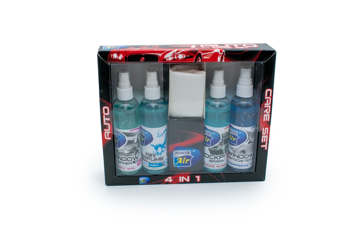 POWER AIR Auto Care Set 4v1