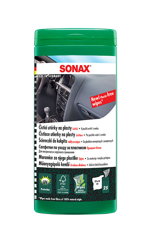 SONAX Utěrky na plasty 25 ks CZ/SK