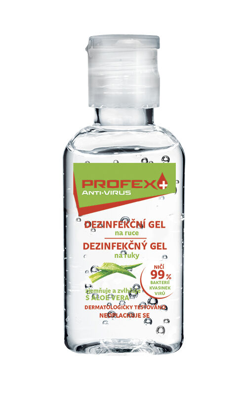 PROFEX Anti-VIRUS Dezinfekční gel na ruce 50 ml