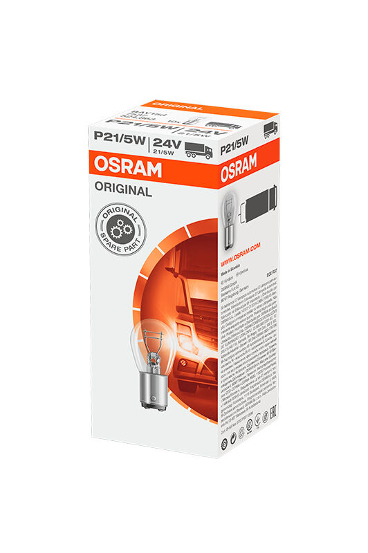 OSRAM Žárovka pomocná P21/5W 24V 7537FS10-10 ks