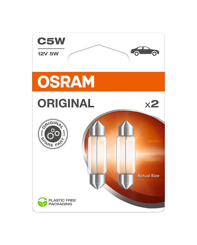 OSRAM Segédizzó C5W 12V 6418-02B NEW