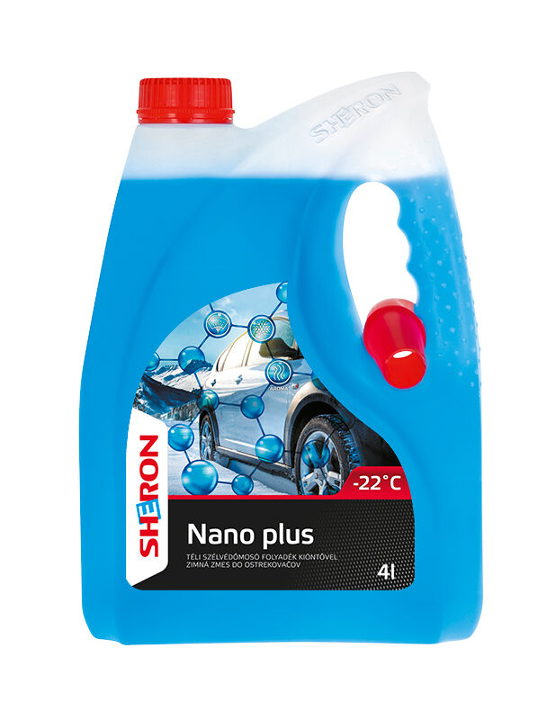 SHERON Téli szélvédőmosó Nano Protect -22 °C 4 lt kiöntővel