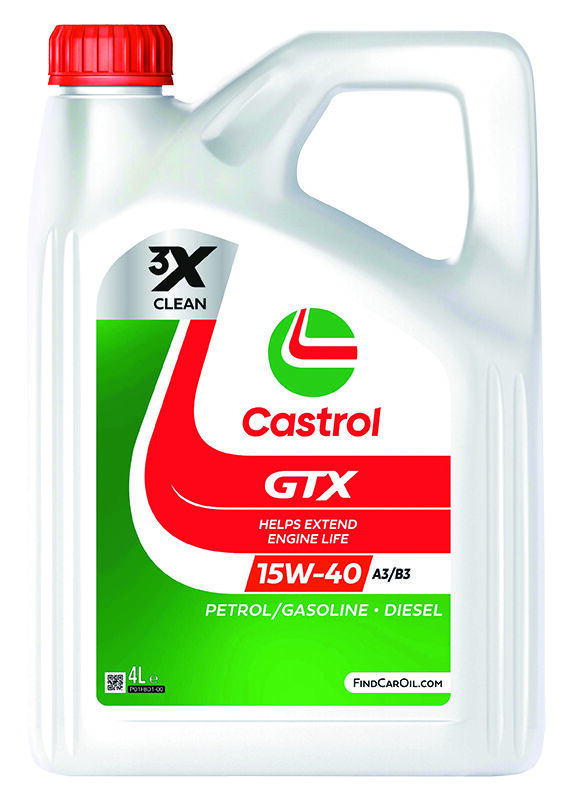 CASTROL GTX 15W-40 A3/B3 4 lt