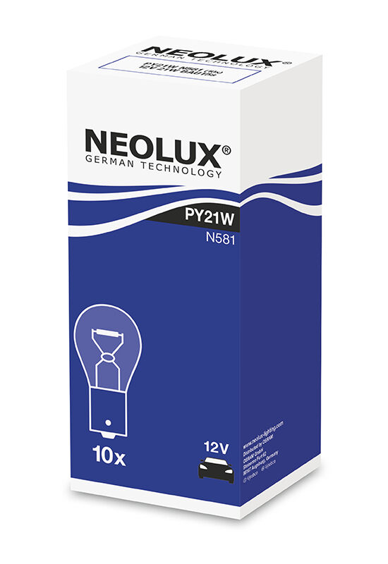 NEOLUX Žárovka pomocná PY21W 12V N581-ks