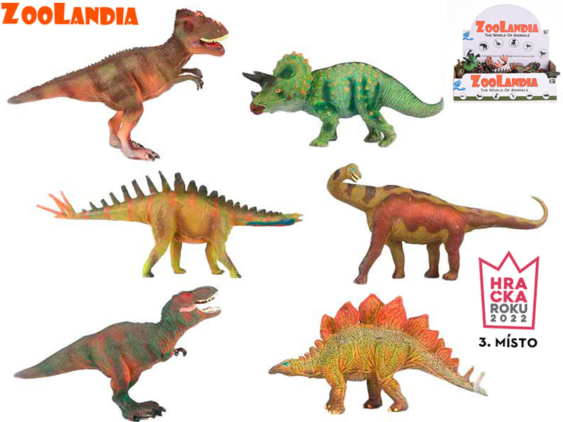 Zoolandia dinosaurus 15-18 cm