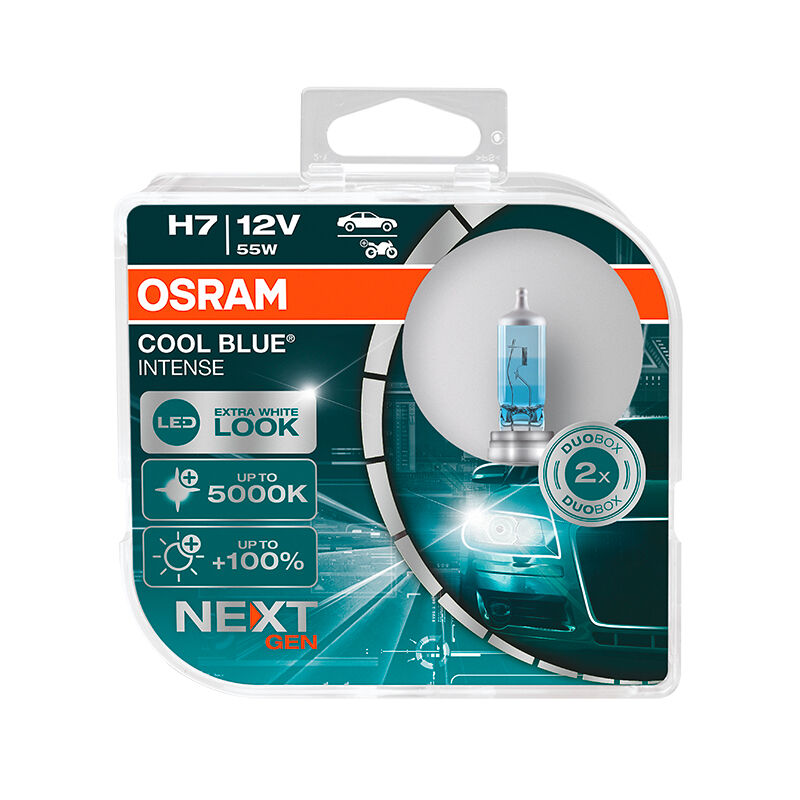 OSRAM Cool Blue Intense NG H7 12V 64210CBN -Duobox