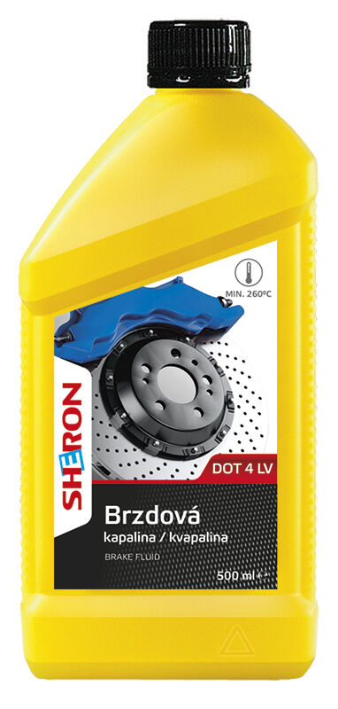 SHERON Brzdová kvapalina DOT 4 LV 500 ml