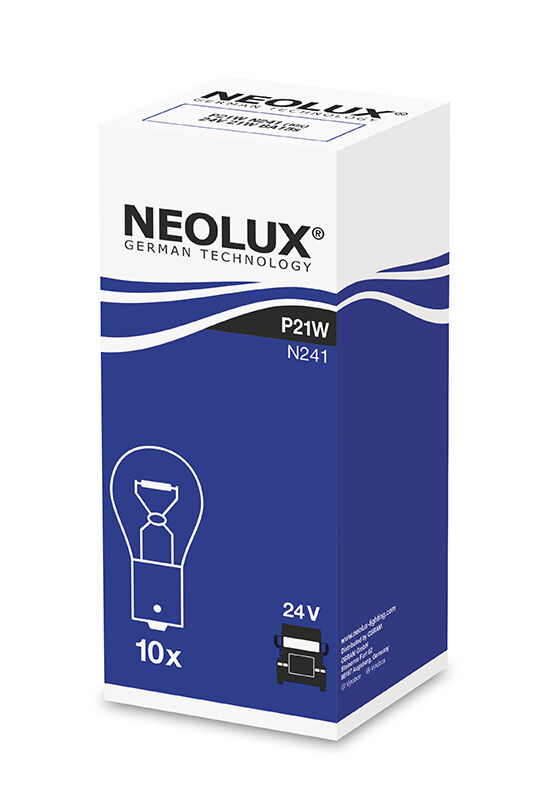 NEOLUX Žárovka pomocná P21W 24V N241-ks