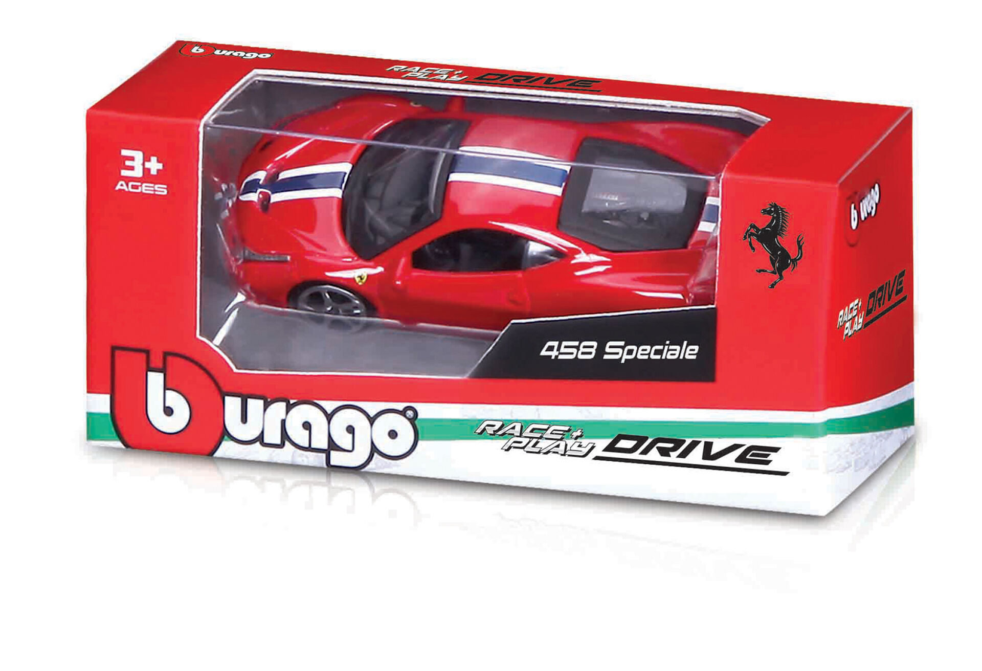 Bburago Auta Race+Play DRIVE, Ferrari 1:64 / VB / VV