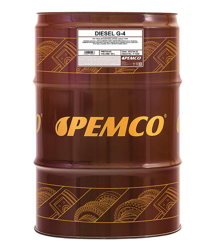 PEMCO Diesel G-4 SHPD 15W-40 E7 60 lt