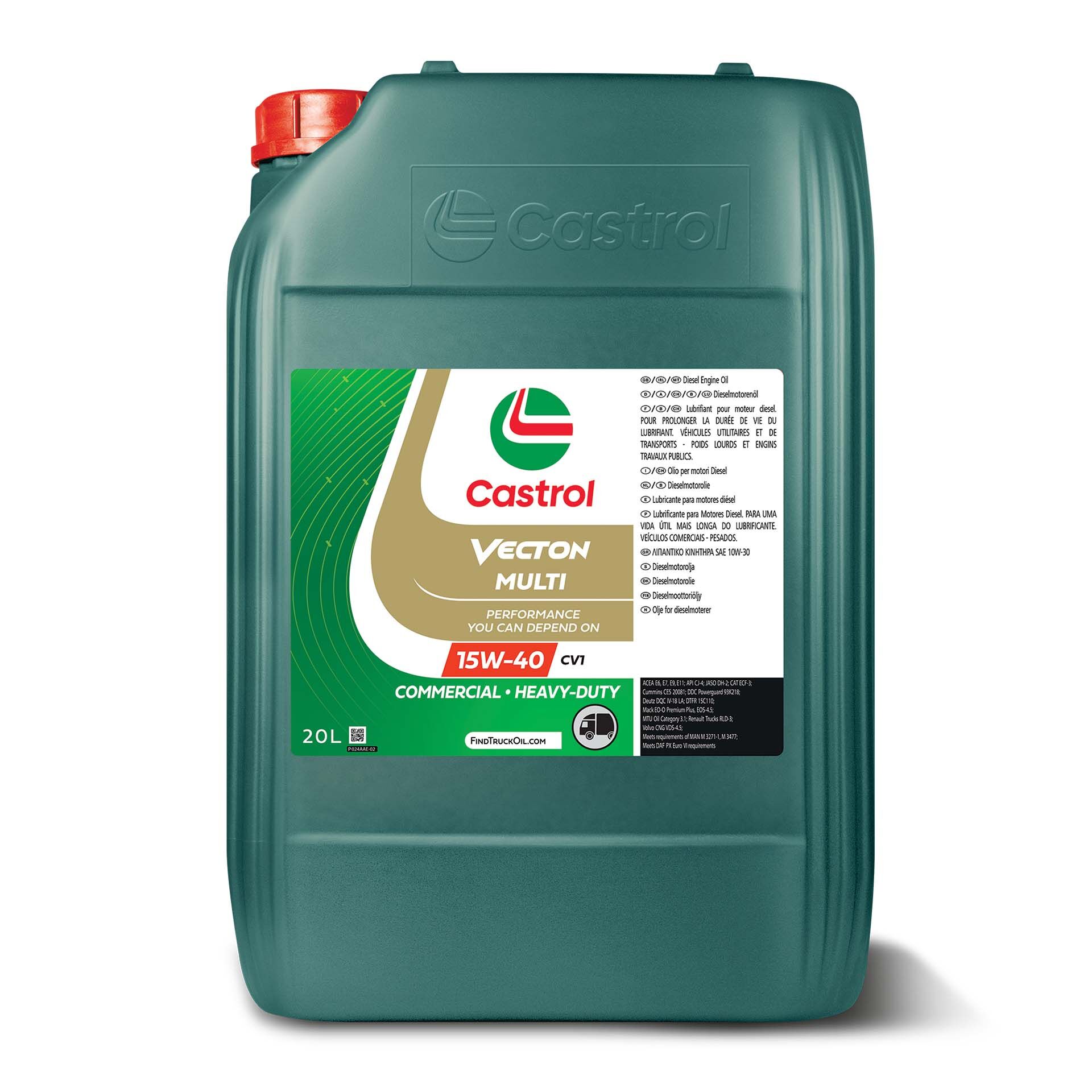 CASTROL VECTON Multi 15W-40 CV1 E7 20 lt