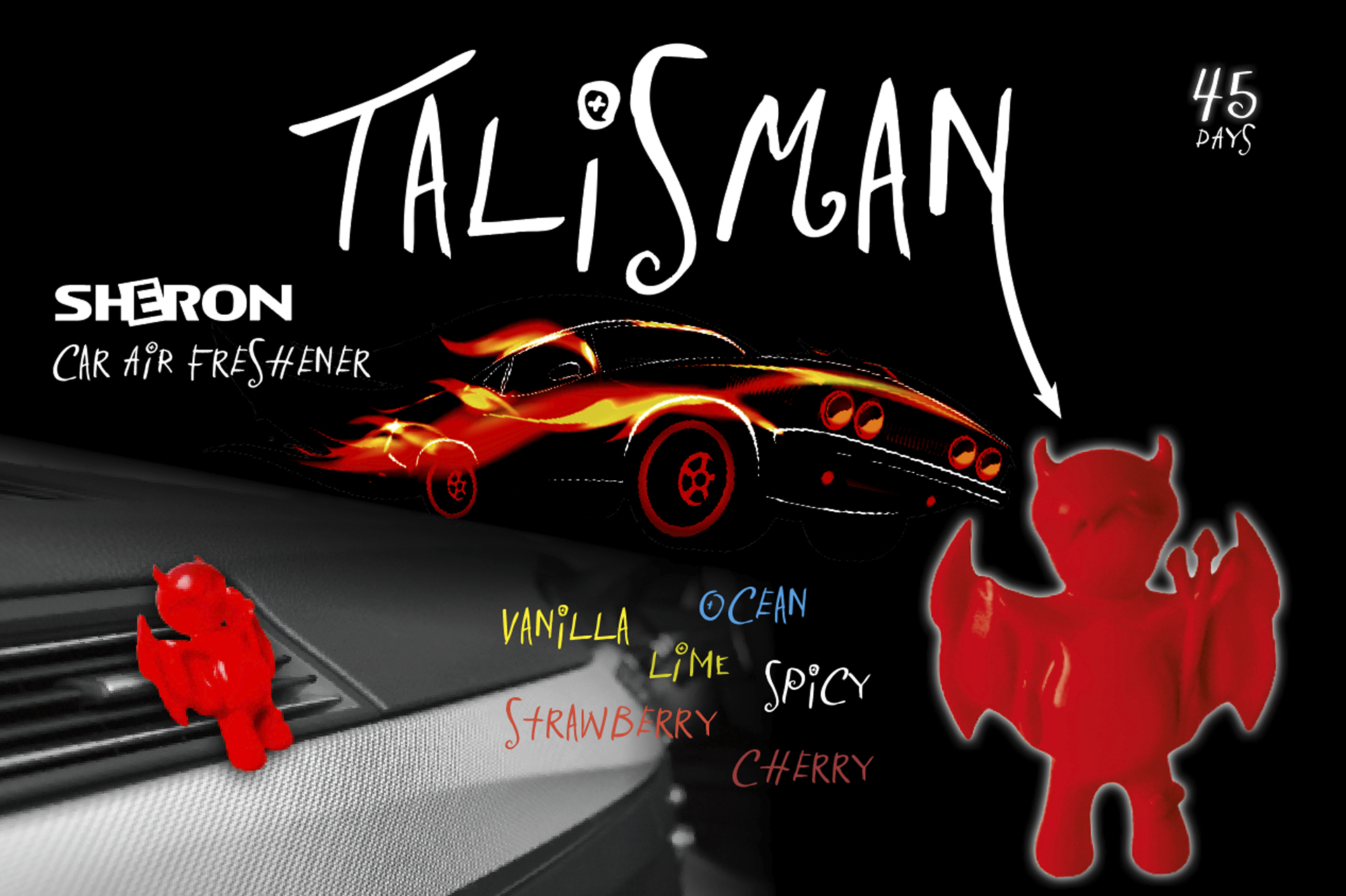 SHERON Osviežovač Talisman Strawberry