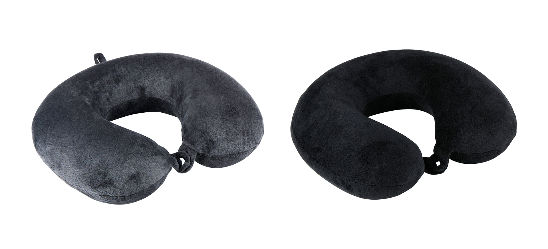 DUNLOP Cestovní polštářek z paměťové pěny černý/šedý