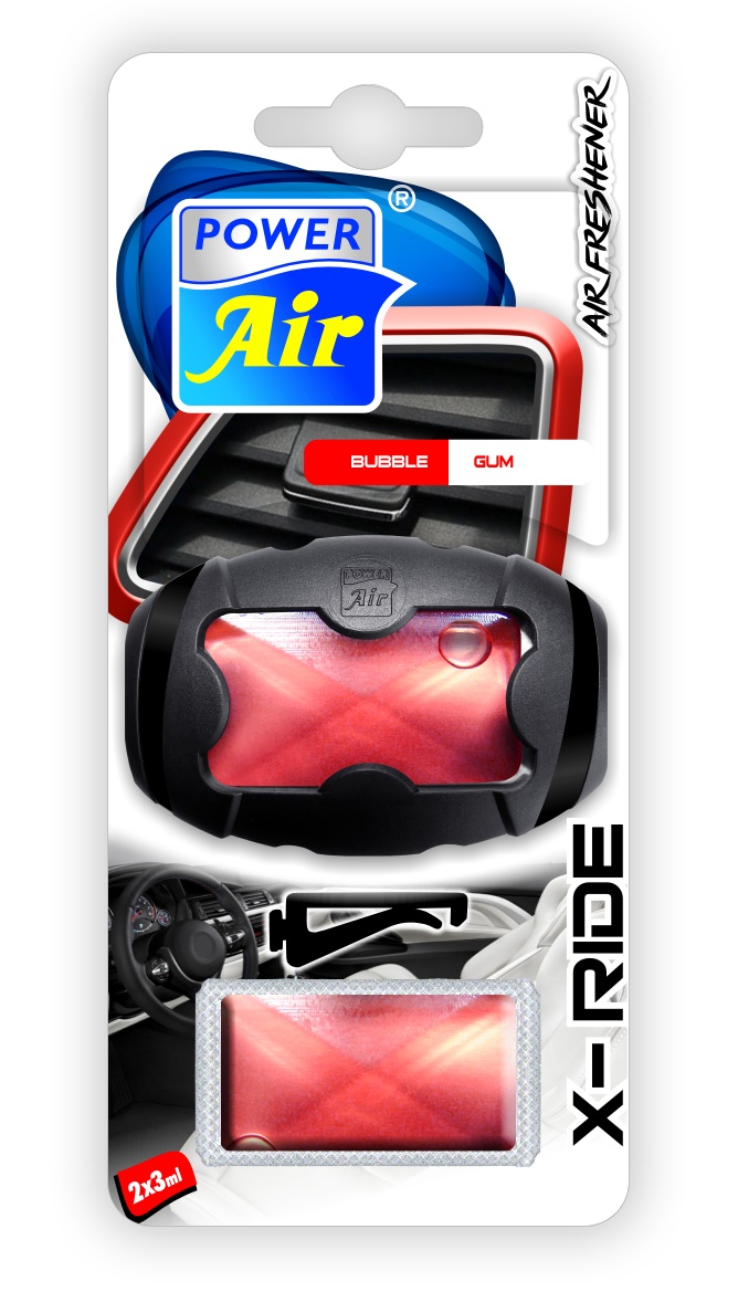 POWER AIR X-Ride Bubble Gum 2x3 ml