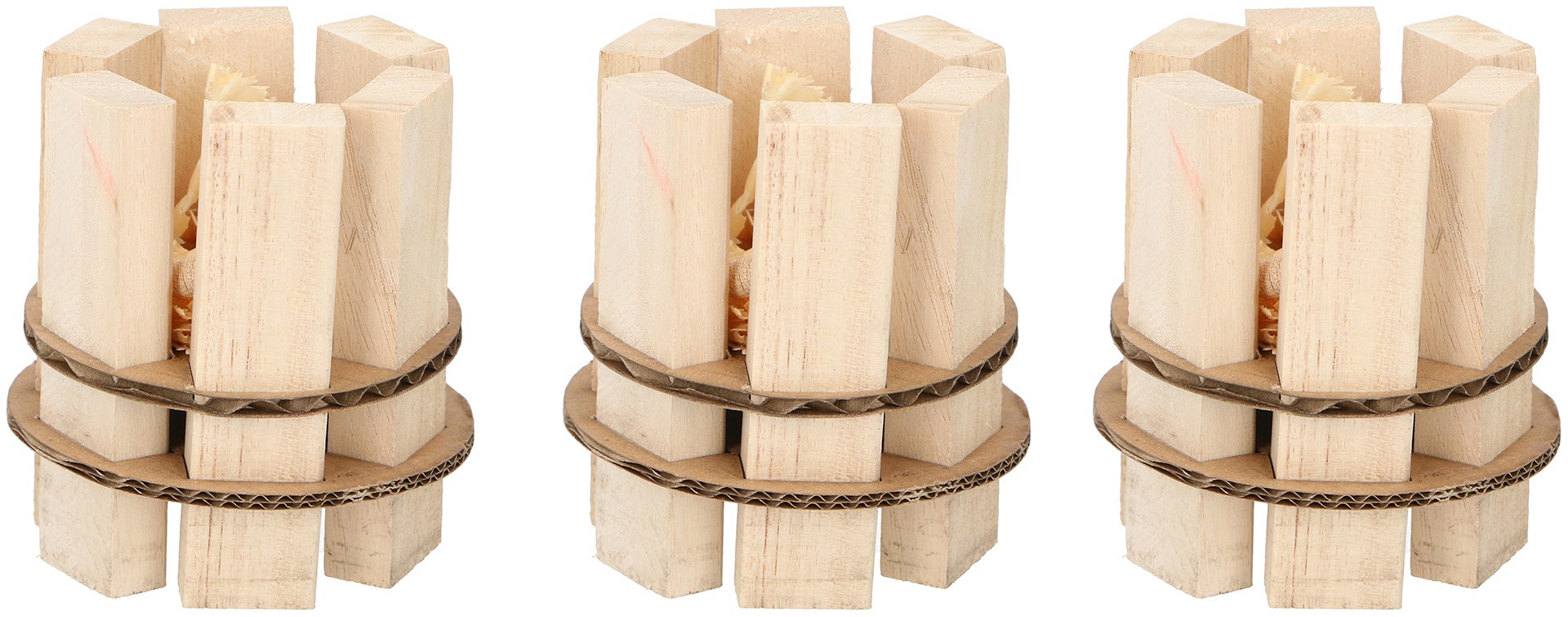 BBQ Drevený podpaľovač 3 ks