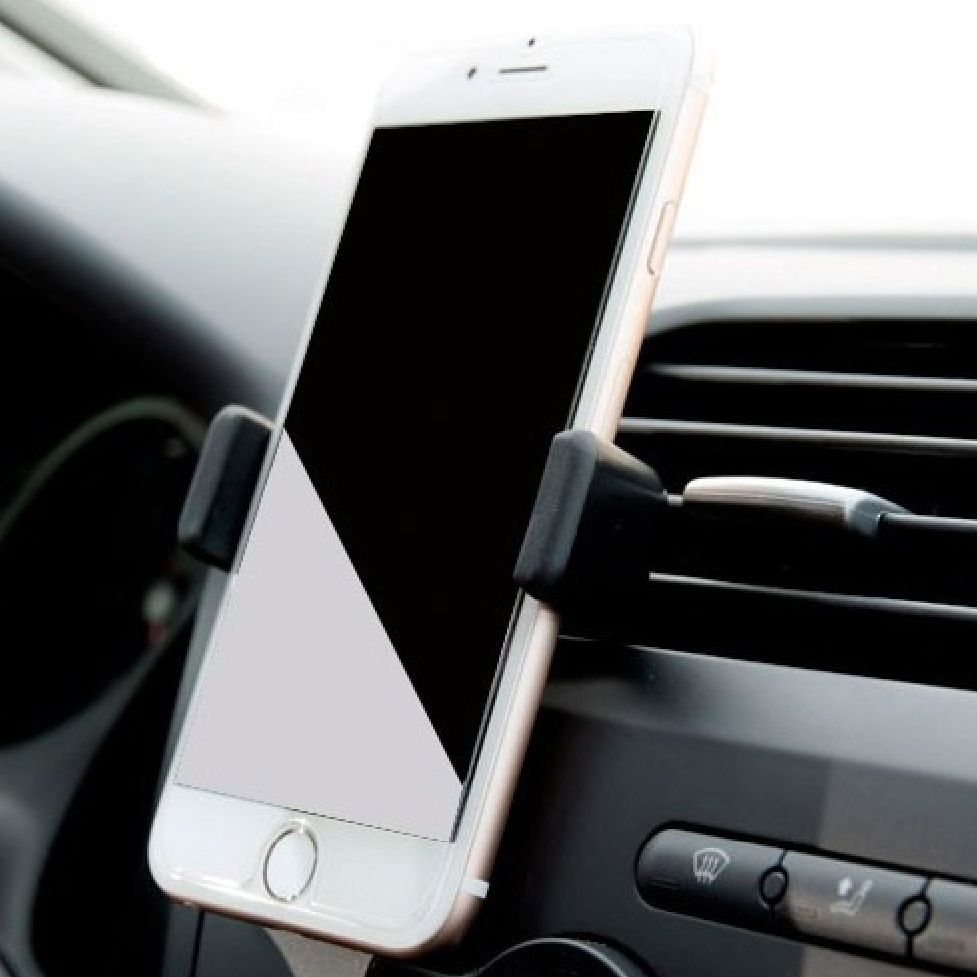 WG Szellőzőrácsra rögzíthető telefontartó, 2 felfogatás, 58-85 mm