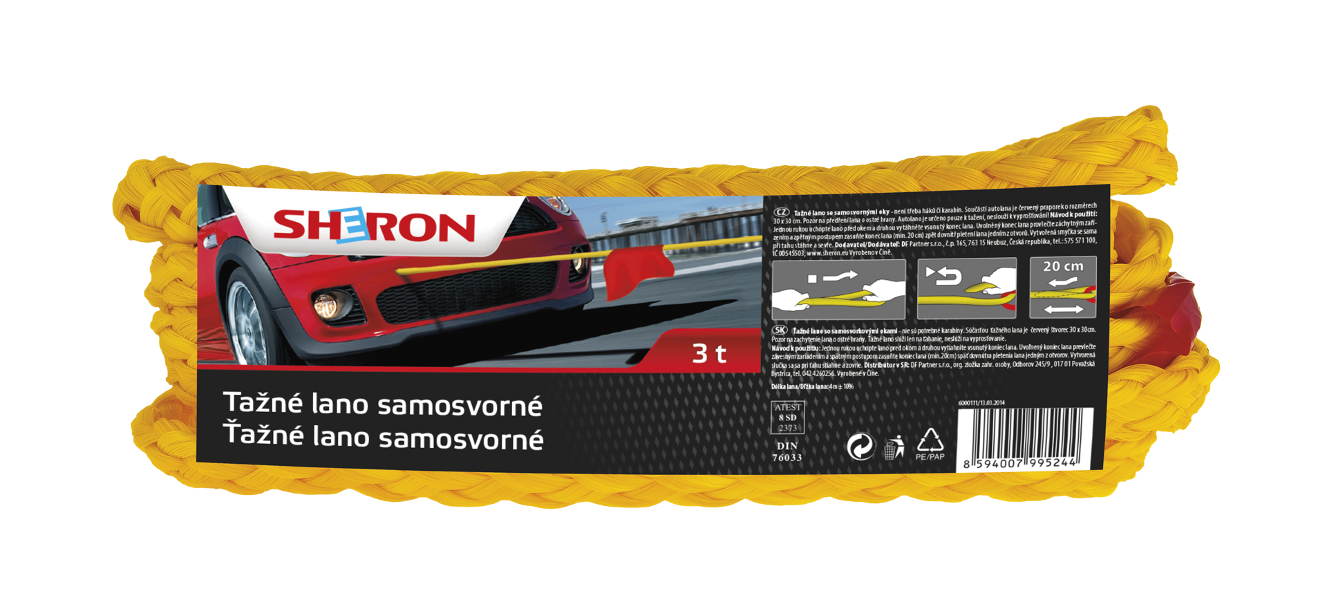 SHERON Brašna povinné výbavy červená /CZ