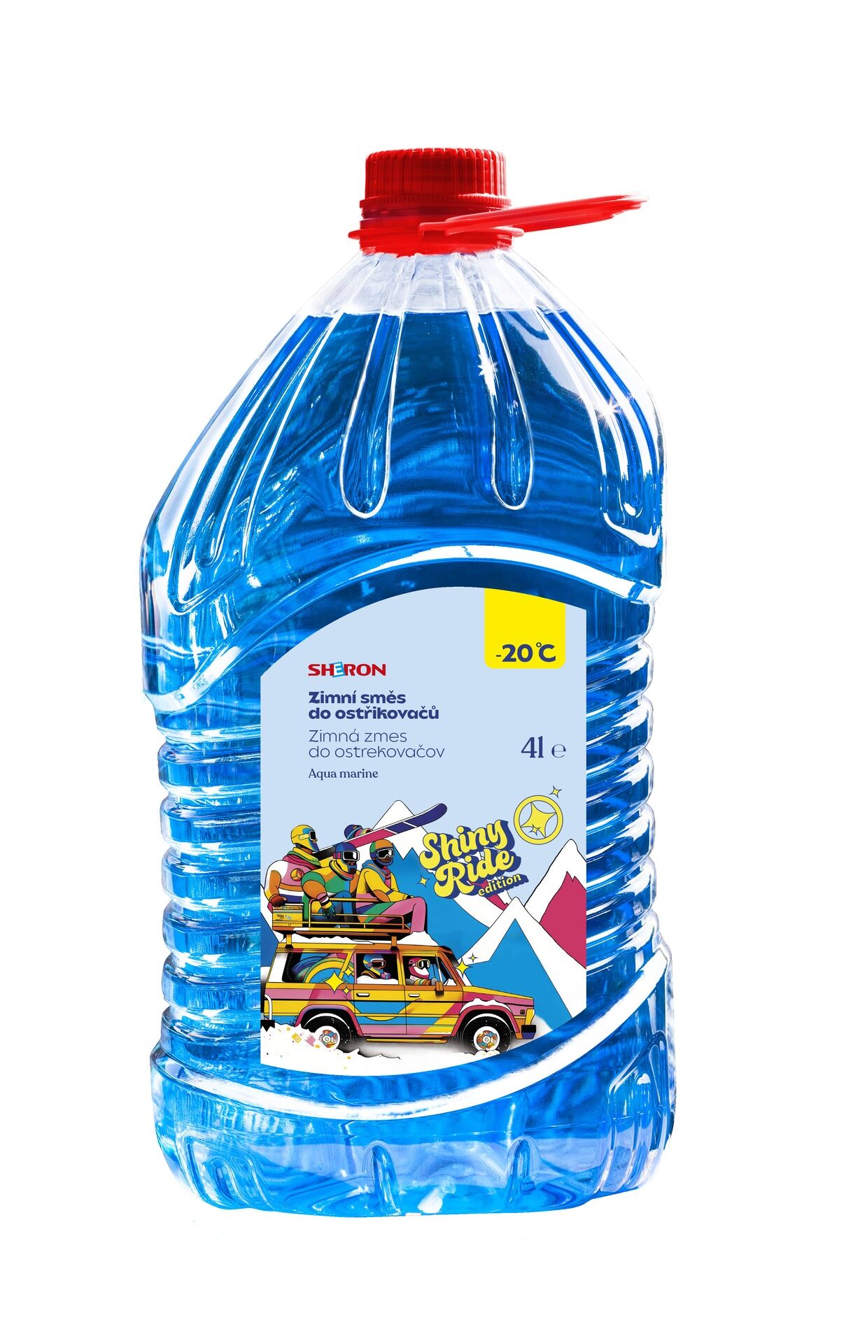 SHERON Shiny Ride Ostrekovač -20 °C Aqua marine rPET 4 lt
