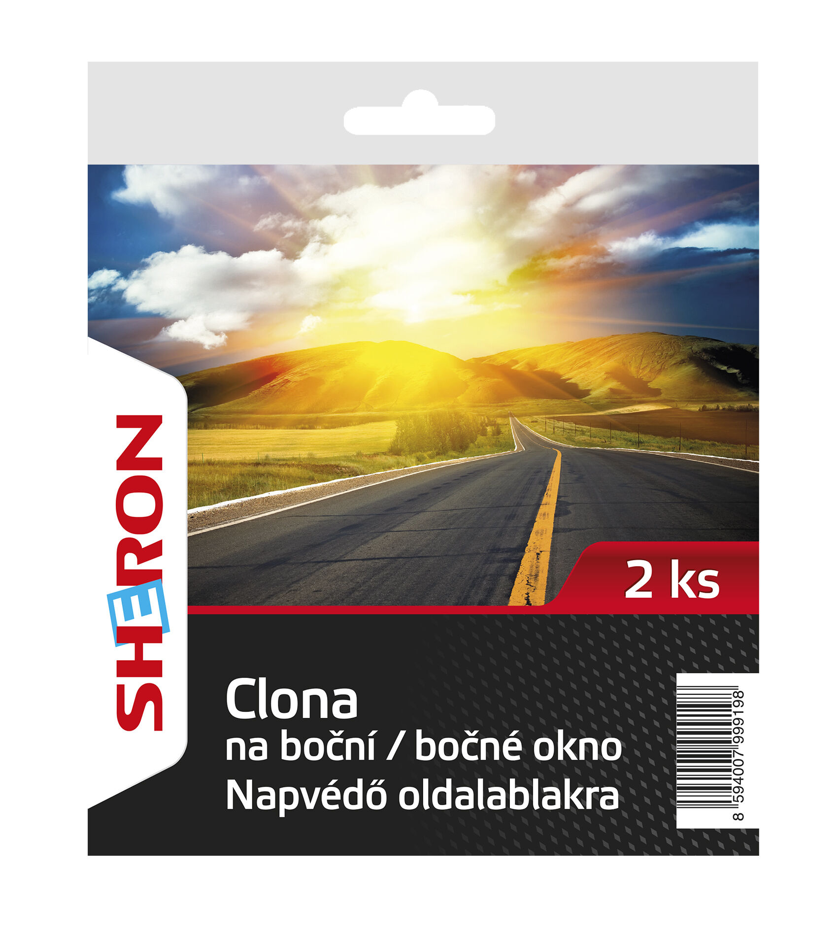 SHERON Slnečná clona na bočné okno 2 ks