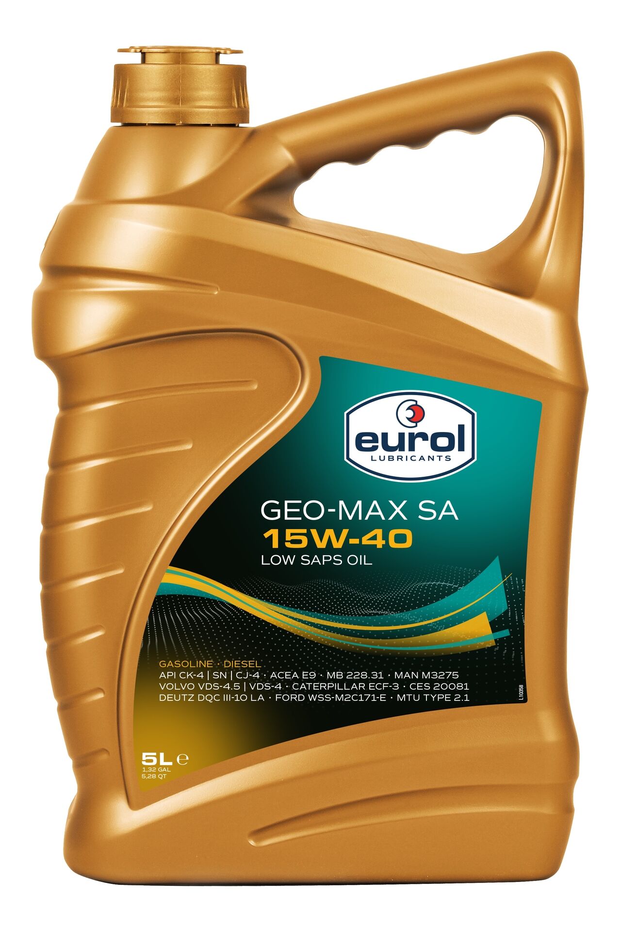 EUROL Geo-Max SA 15W-40 CK-4/E9 5 lt