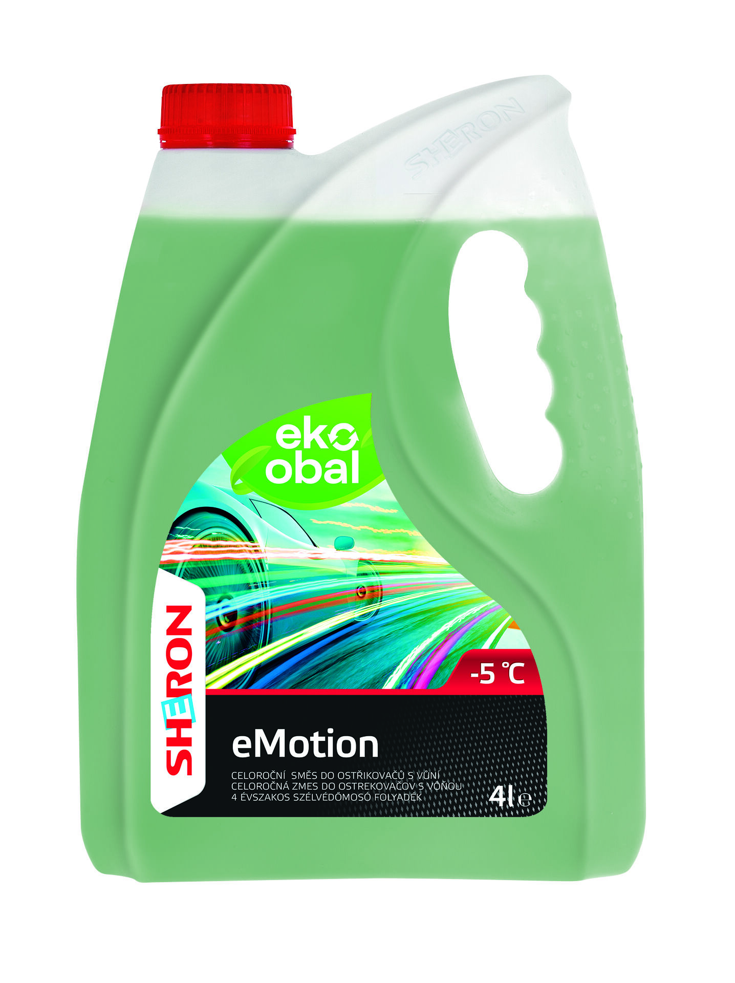 SHERON 4 évszakos szélvédőmosó folyadék, illatosított EMOTION -5°C 4 lt