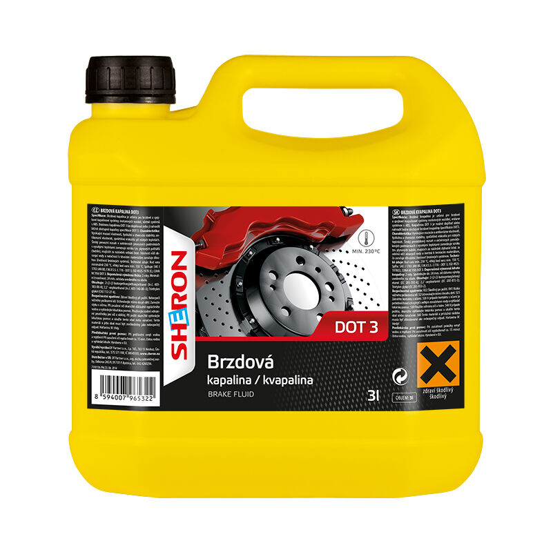 SHERON Brzdová kvapalina DOT 3 3 lt