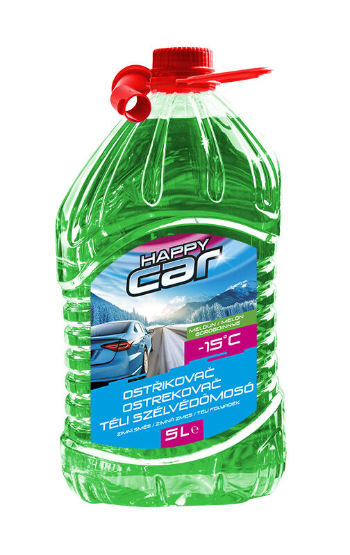 HAPPY CAR Téli szélvédőmosó görögdinnye -15 °C 5 lt PET