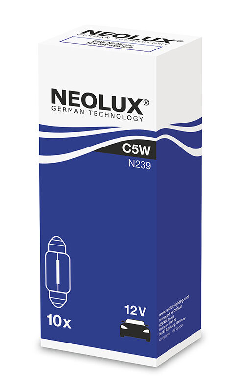 NEOLUX Žiarovka pomocná C5W 12V N239-ks