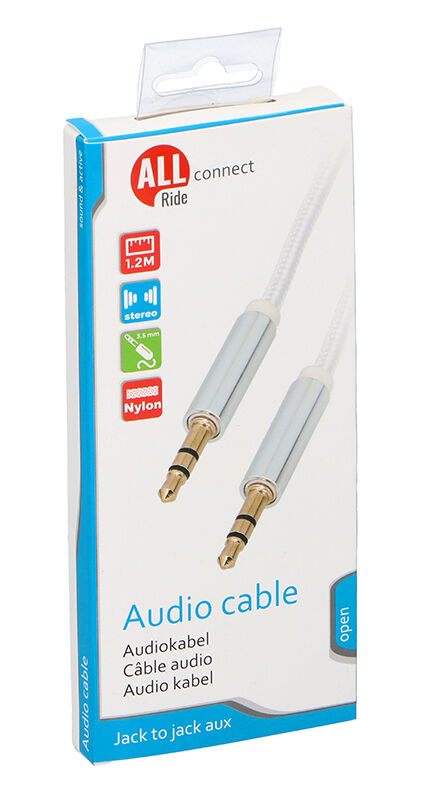 ALLRIDE Connect Audio kabel jack-jack 3,5 mm, 120 cm